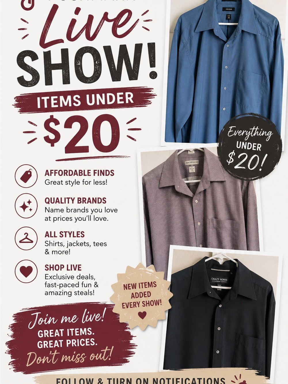Men's Black Button-Down Dress Shirt - Classic Collar